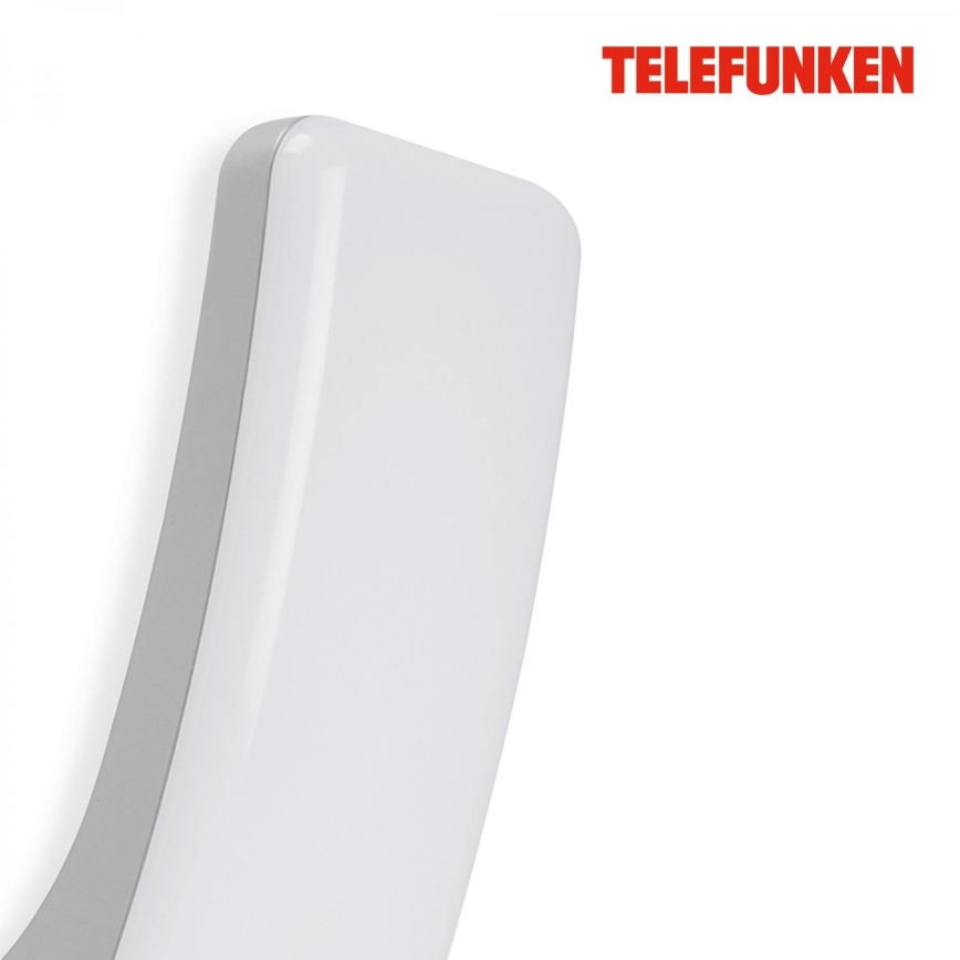 Telefunken 311604TF - LED Väli seinavalgusti LED/15W/230V IP44 hõbedane