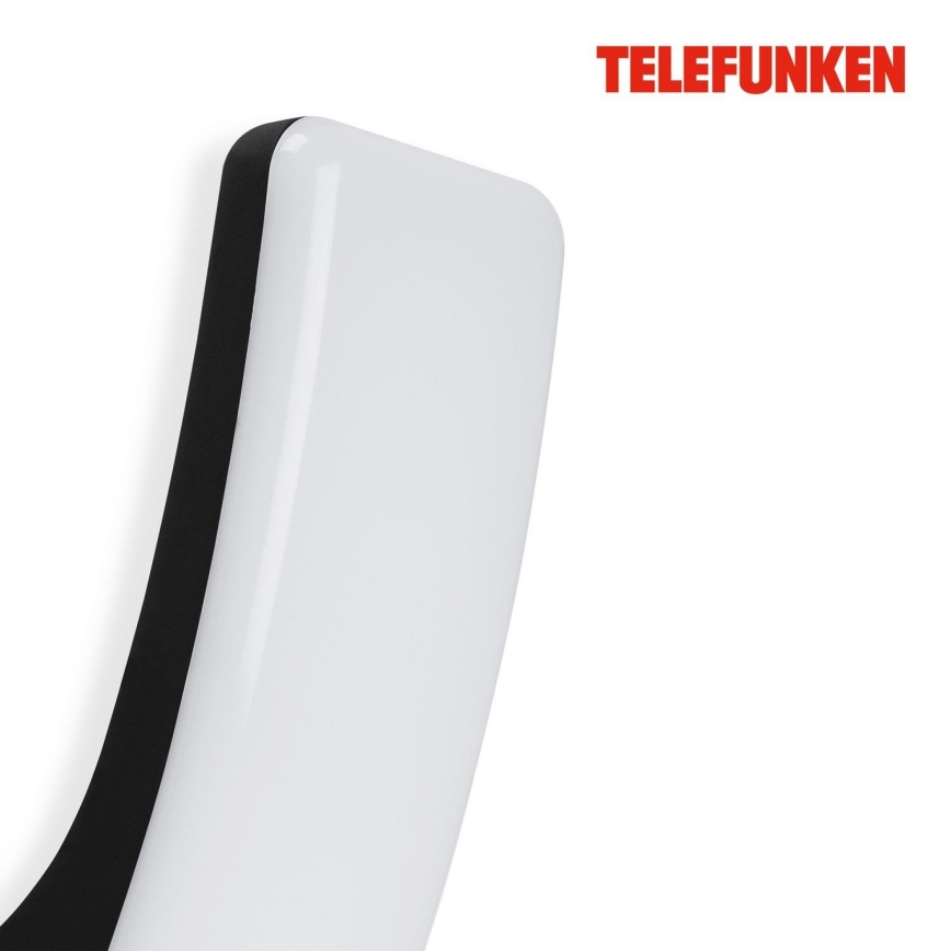 Telefunken 311605TF - LED Väli seinavalgusti LED/15W/230V IP44 must