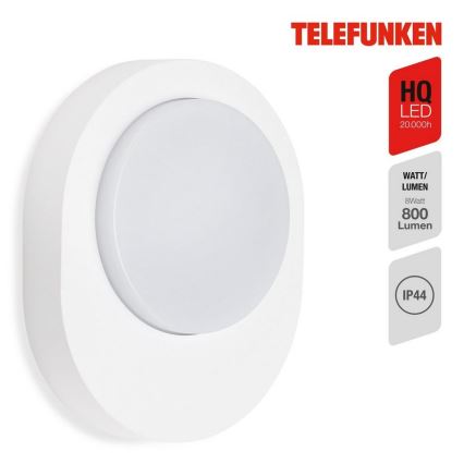 Telefunken 312006TF - LED Väli seinavalgusti LED/8W/230V IP44 valge