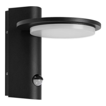 Telefunken 312505TF-LED Väli seinavalgusti koos anduriga LED/10W/230V IP44 must