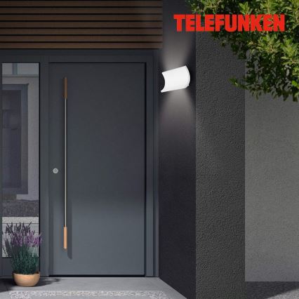 Telefunken 312806TF - LED Väli seinavalgusti 2xLED/6W/230V IP44 valge