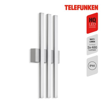 Telefunken 313104TF - LED Väli seinavalgusti 3xLED/4W/230V IP44