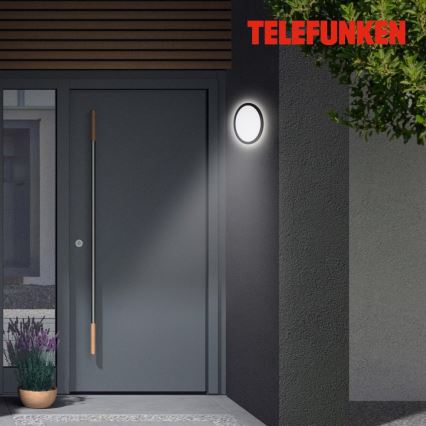 Telefunken 313405TF - LED välisseinavalgusti LED/15W/230V IP44 must