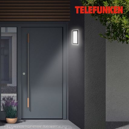 Telefunken 313605TF - LED Väli seinavalgusti LED/16W/230V IP44 must