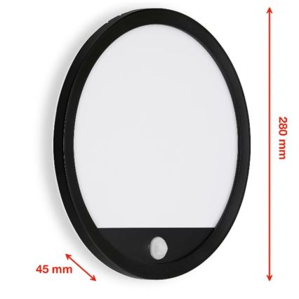 Telefunken 313705TF - LED Väli seinavalgusti anduriga LED/15W/230V IP44