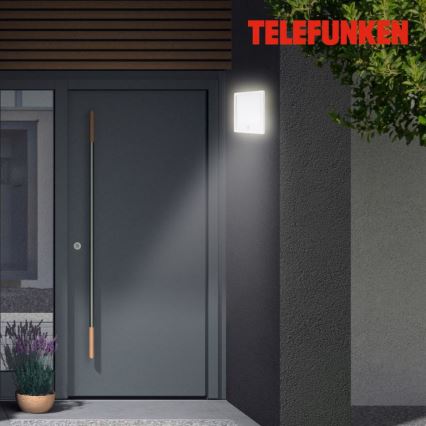 Telefunken 313806TF - LED Väli seinavalgusti koos anduriga LED/15W/230V IP44