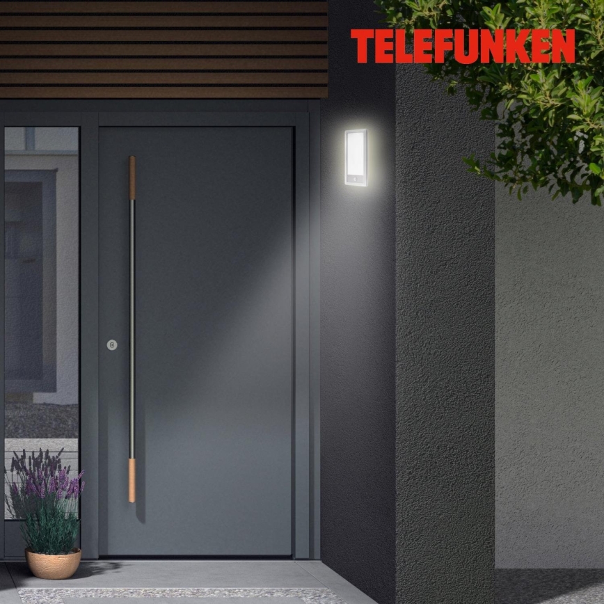 Telefunken 313904TF - LED Väli seinavalgusti koos anduriga LED/16W/230V IP44