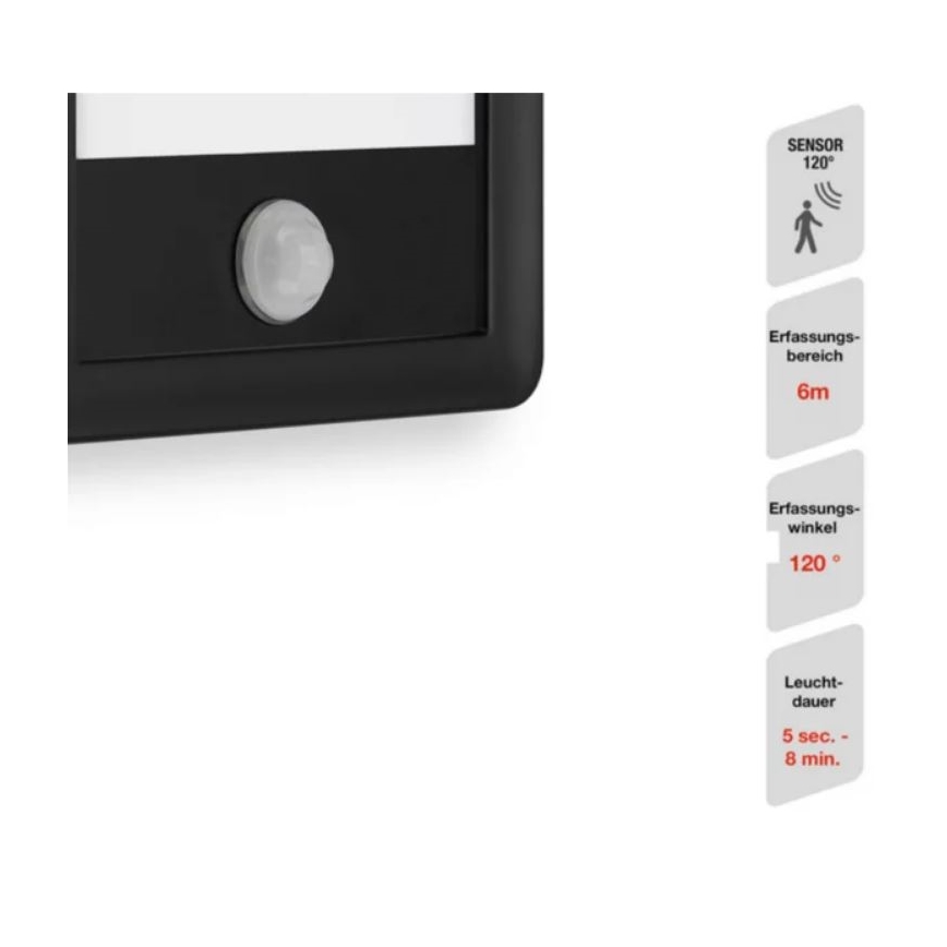 Telefunken 313905TF - LED Väli seinavalgusti anduriga LED/16W/230V IP44