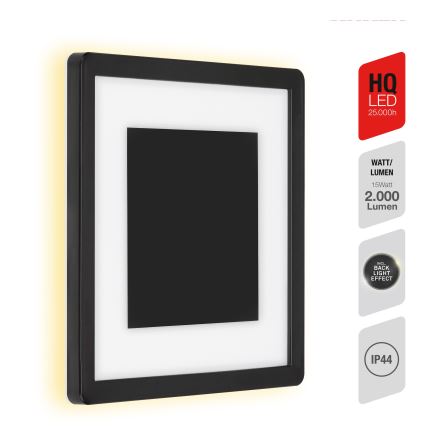 Telefunken 315905TF - LED välisseinavalgusti LED/15W/230V IP44 4000K must