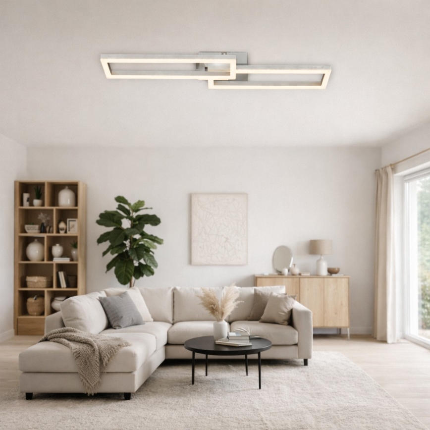 Telefunken 316108TF - LED RGBW hämardatav laevalgusti FRAME LED/40W/230V 3000-6500K Wi-Fi Tuya mattkroom