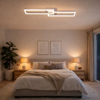 Telefunken 316108TF - LED RGBW hämardatav laevalgusti FRAME LED/40W/230V 3000-6500K Wi-Fi Tuya mattkroom