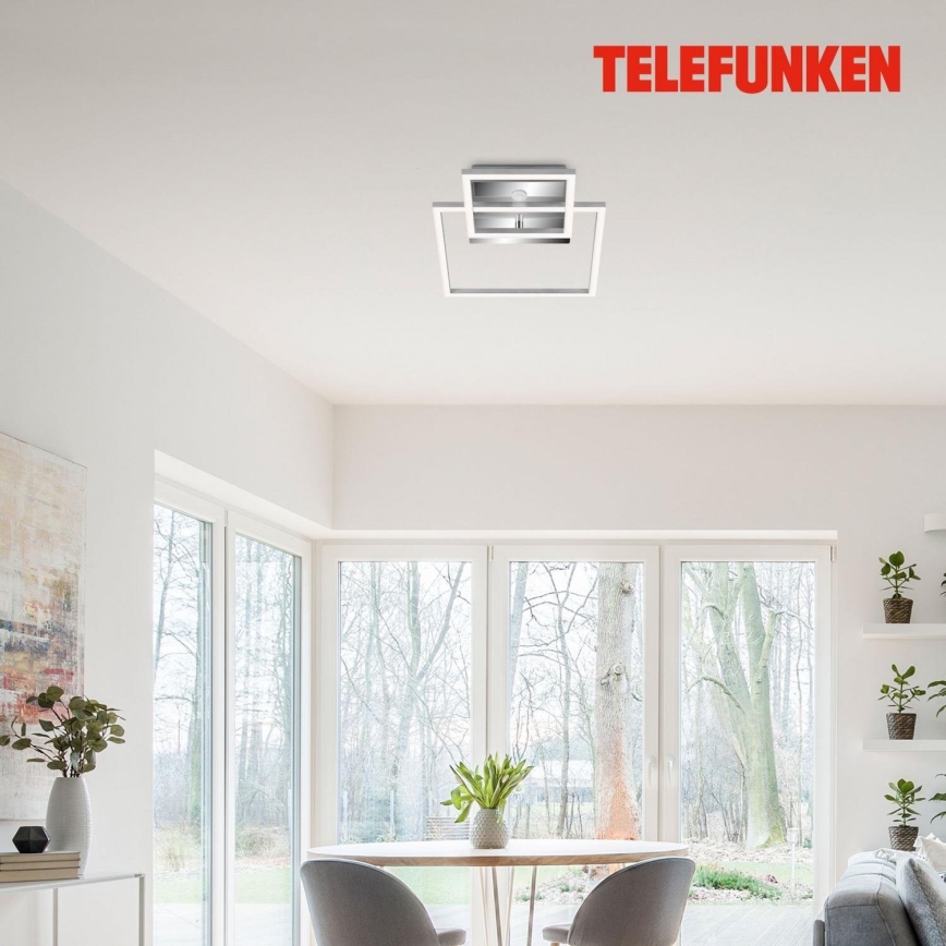 Telefunken 318608TF - LED Laevalgusti koos anduriga FRAME LED/17W/230V 3000K matt kroom