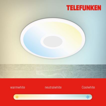 Telefunken 319306TF - LED RGBW Hämardatav valgusti LED/22W/230V 2700-6500K + kaugjuhtimispult