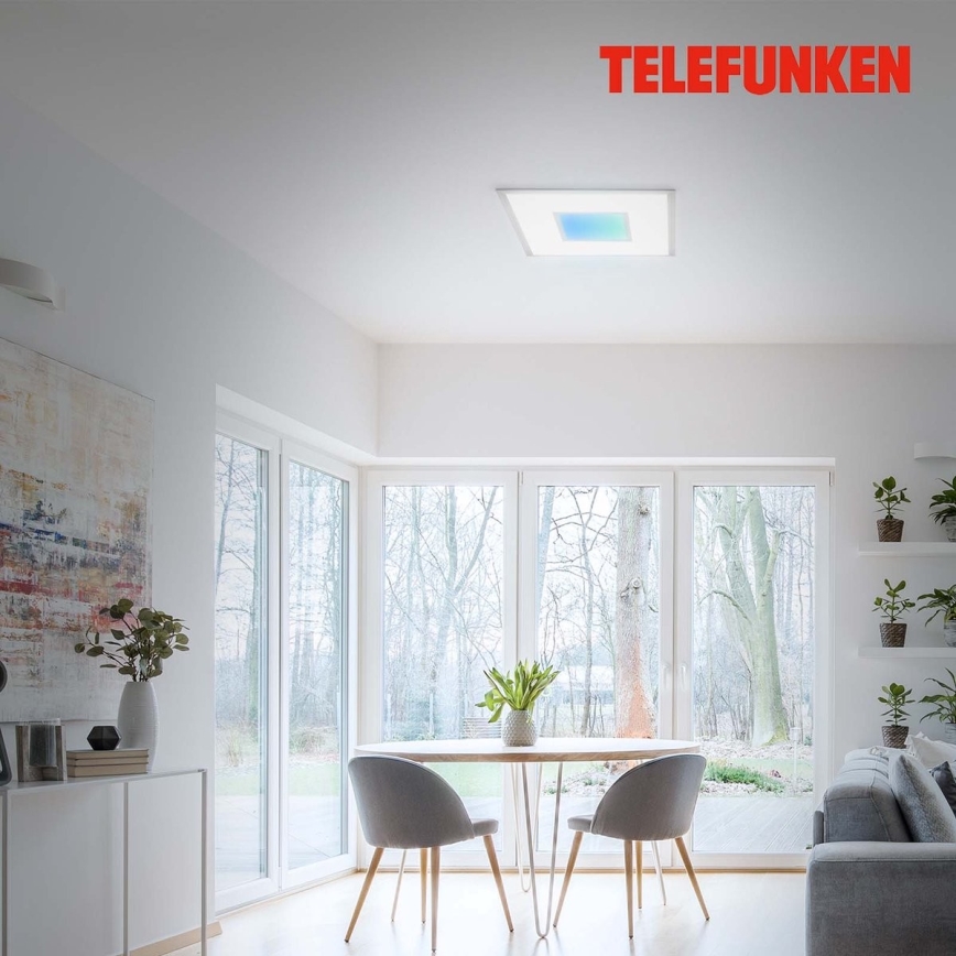 Telefunken 319704TF - RGB LED Hämardatav laevalgusti LED/24W/230V 3000-6500K + kaugjuhtimispult