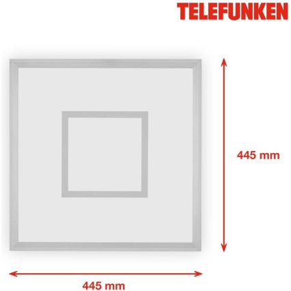 Telefunken 319704TF - RGB LED Hämardatav laevalgusti LED/24W/230V 3000-6500K + kaugjuhtimispult