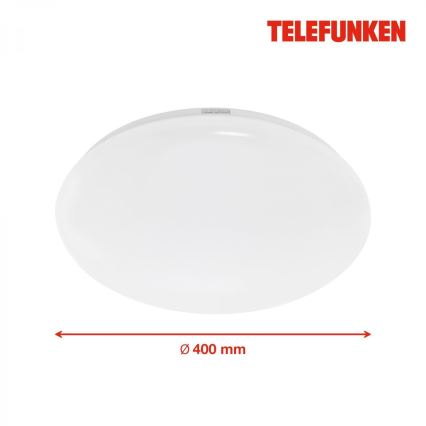 Telefunken 601306TF - LED Laevalgusti vannituppa anduriga LED/20W/230V IP44 d. 40 cm