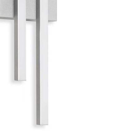 Telefunken - LED välisseinale paigaldatav seinavalgusti 2xLED/4W/230V 4000K IP44 hõbedane