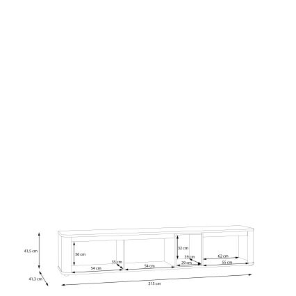Telerilaud INAR pruun/pruun