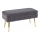 Tepitud pink hoiuruumiga VELVA 37x78 cm hall/kuldne