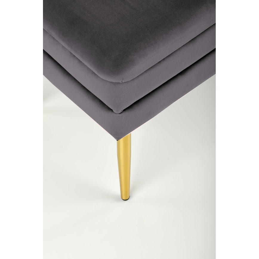 Tepitud pink hoiuruumiga VELVA 37x78 cm hall/kuldne