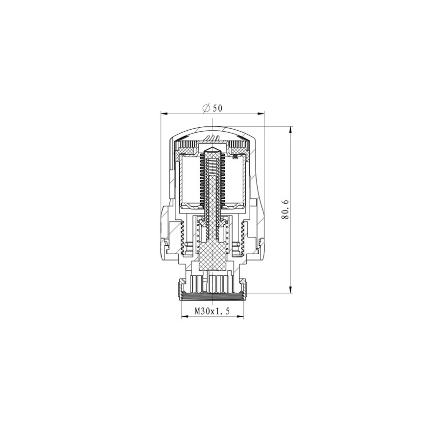 Termostaatpea M30x1,5