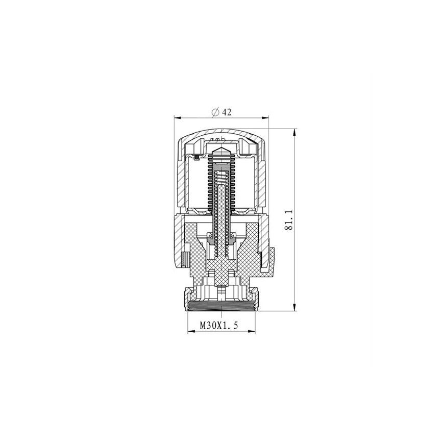 Termostaatpea M30x1,5