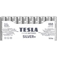 Tesla Batteries - 10 tk Alkaline patarei AAA SILVER+ 1,5V