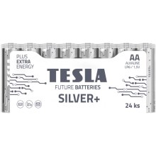 Tesla Batteries - 24 tk Alkaline patarei AA SILVER+ 1,5V