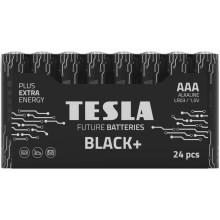 Tesla Batteries - 24 tk Alkaline patarei AAA BLACK+ 1,5V