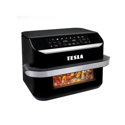 TESLA Electronics AirCook - Multifunktsionaalne topelt digitaalne kuumaõhufritüür 10 l 2400W/230V