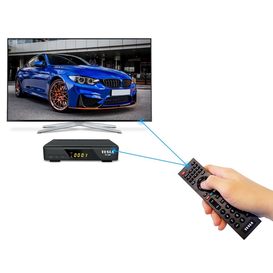 TESLA Electronics - DVB-T2 H.265 (HEVC) vastuvõtja, HDMI-CEC + pult