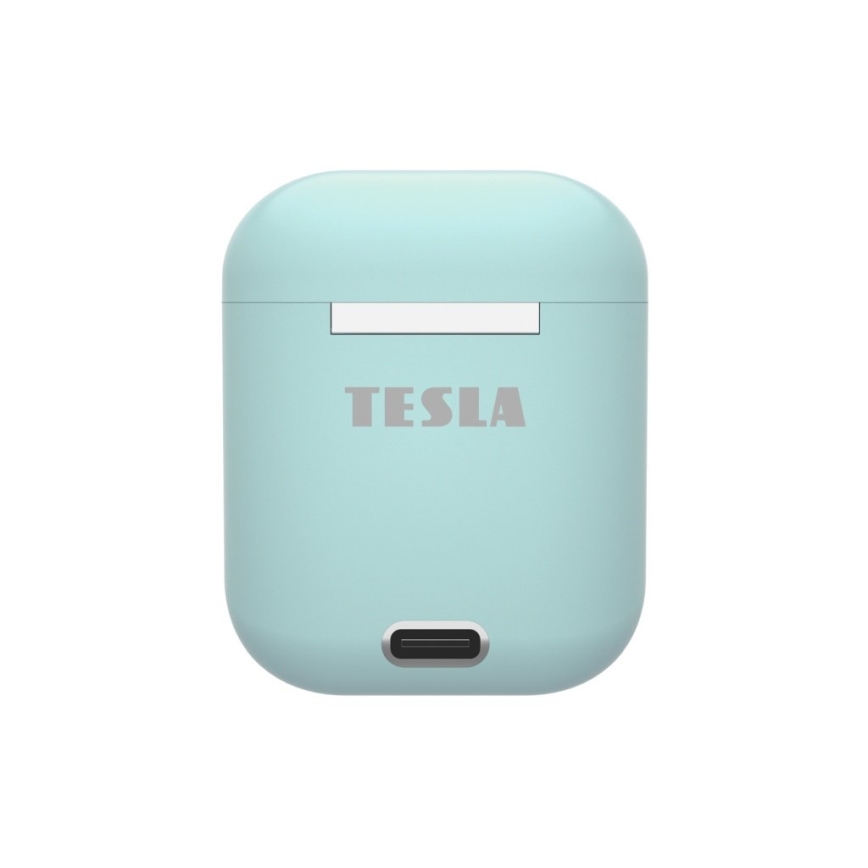 TESLA Electronics - Juhtmevabad kõrvaklapid 300 mAh + 2x 25 mAh IPX4 türkiissinine