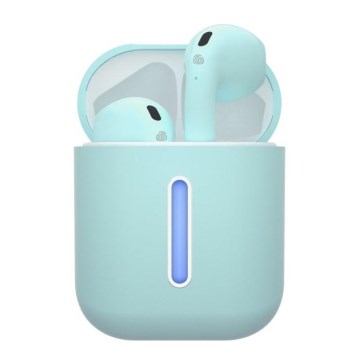 TESLA Electronics - Juhtmevabad kõrvaklapid 300 mAh + 2x 25 mAh IPX4 türkiissinine