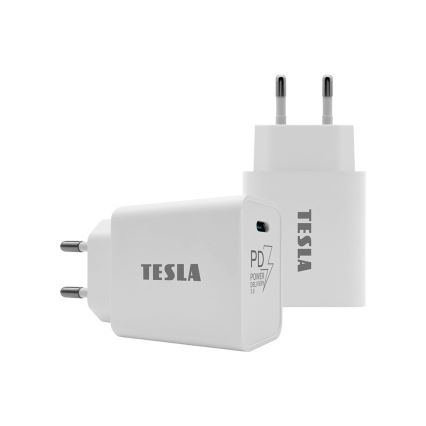 TESLA Electronics - Kiirlaadmisadapter Power Delivery 20W valge