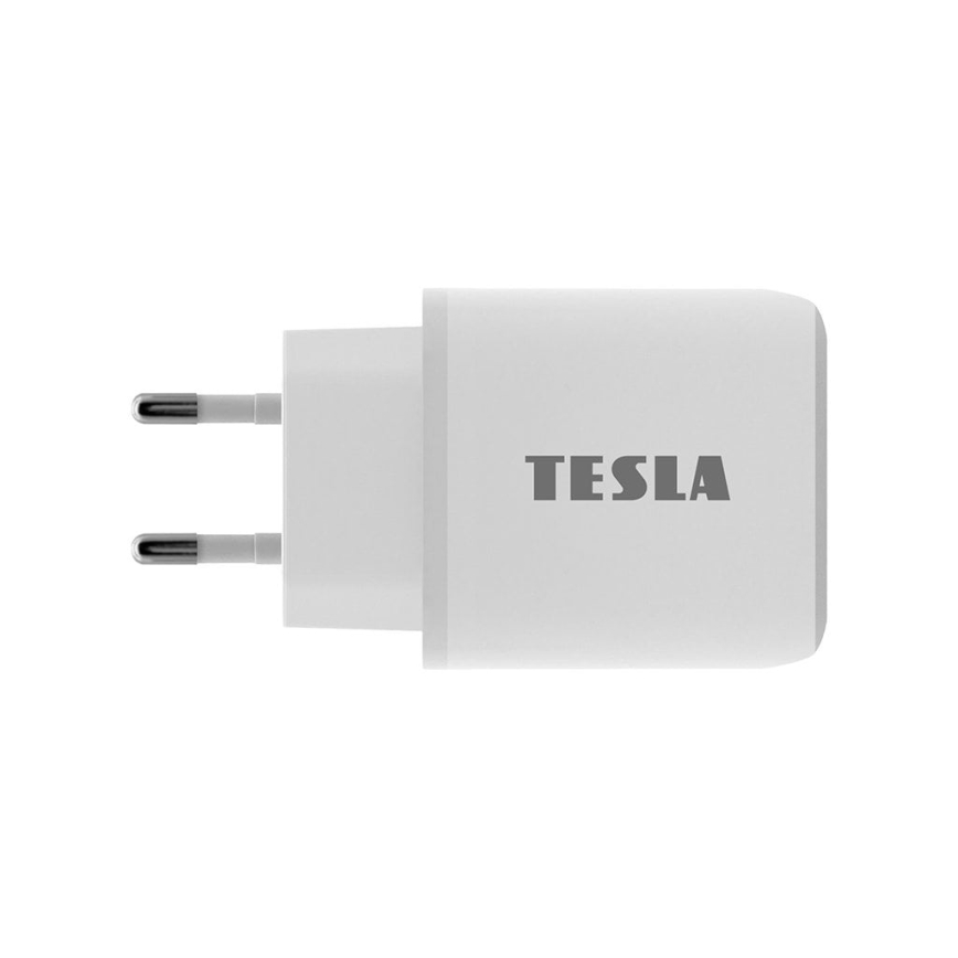 TESLA Electronics - Kiirlaadmisadapter Power Delivery 25W valge