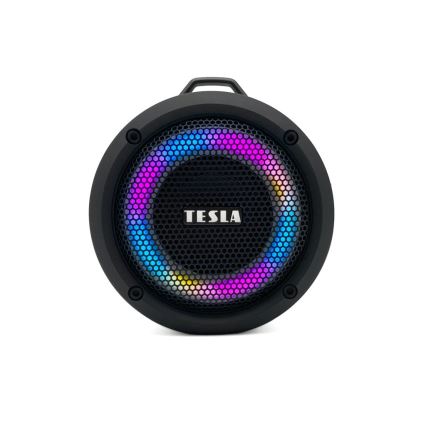 TESLA Electronics - LED RGB Juhtmevaba kõlar 5W/1200 mAh/3,7V IPX7 hall