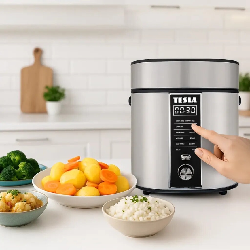 TESLA Electronics MultiCook - Multifunktsionaalne riisikeetja 2,1 l 400W/230V