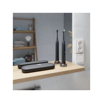 TESLA Smart - KOMPLEKT 4x Asenduspea Sonic hambaharjale TS400 must