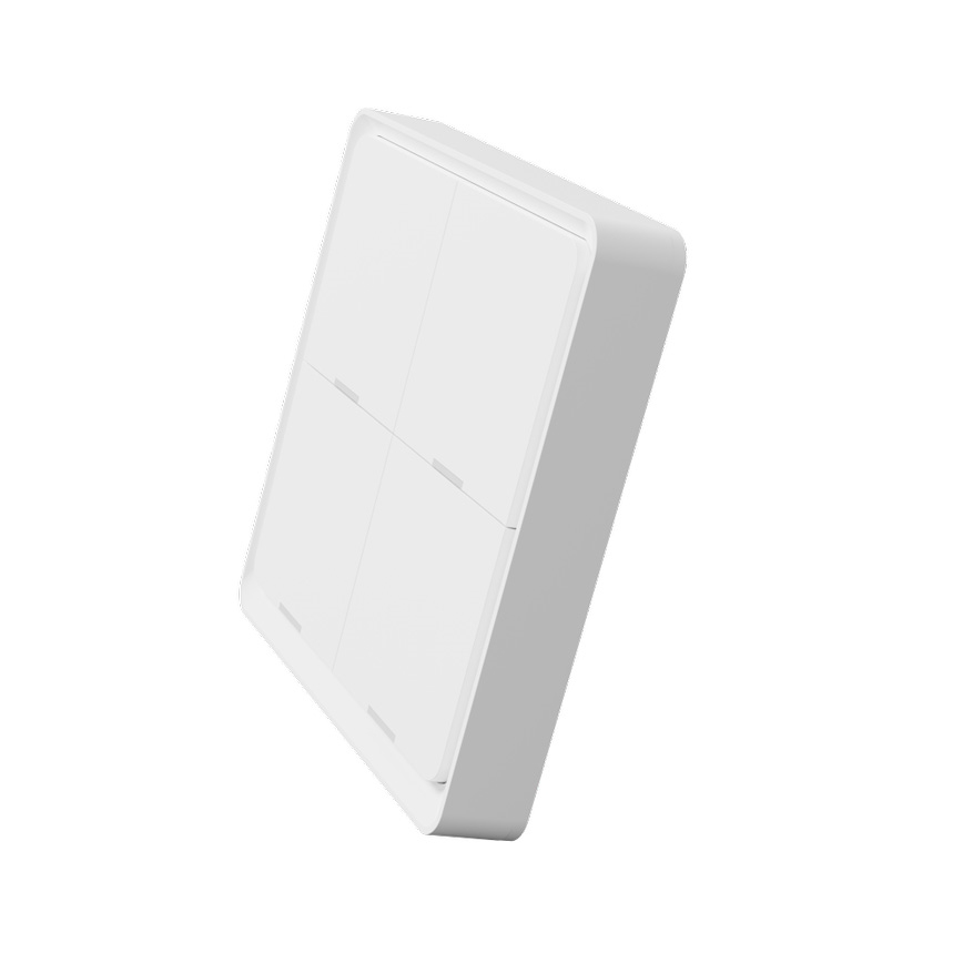 TESLA Smart - Nutikas juhtmevaba lüliti 4P 1xCR2430 ZigBee
