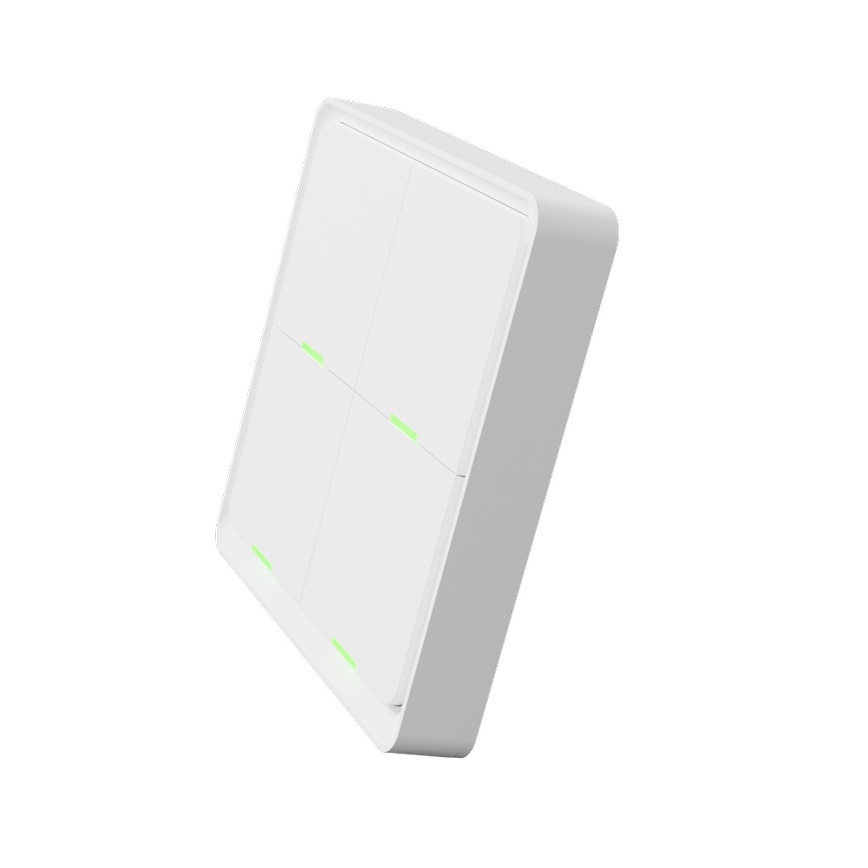 TESLA Smart - Nutikas juhtmevaba lüliti 4P 1xCR2430 ZigBee