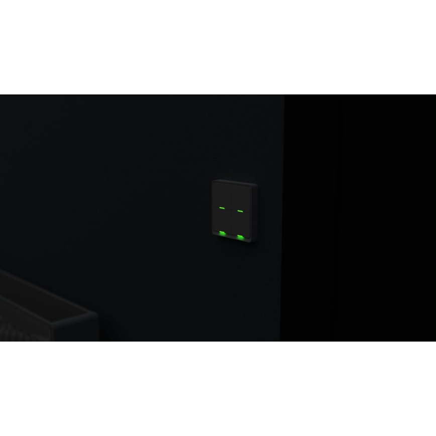 TESLA Smart - Nutikas juhtmevaba lüliti 4P 1xCR2430 ZigBee