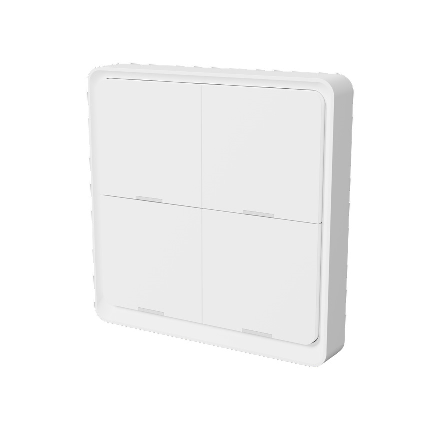 TESLA Smart - Nutikas juhtmevaba lüliti 4P 1xCR2430 ZigBee