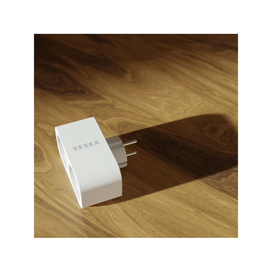 TESLA Smart - Nutikas pistikupesa jagaja 2x16A/230V Tüüp F Wi-Fi Tuya