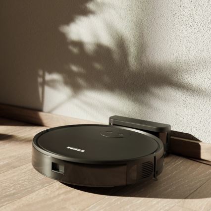 TESLA Smart - Nutikas robottolmuimeja 2in1 2000 mAh Wi-Fi must + kaugjuhtimispult