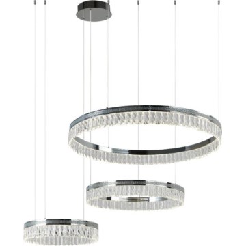 THALIA hämardatav LED-kristall-lühter kaabliga LED/120W/230V 3000-6000K + kaugjuhtimispult