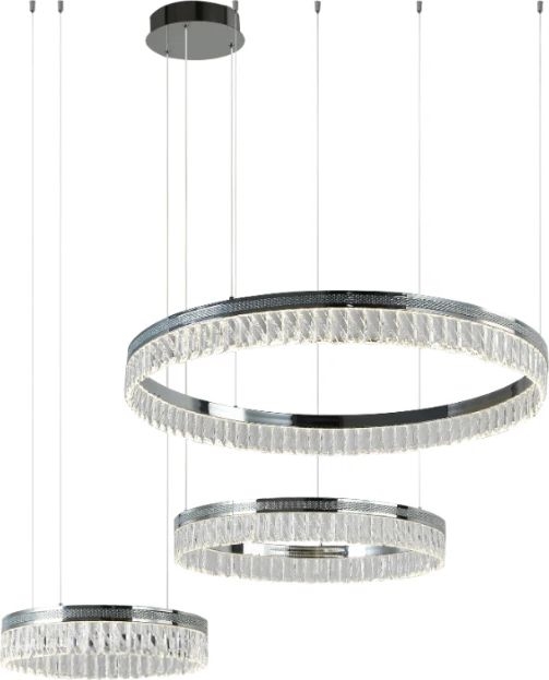 THALIA hämardatav LED-kristall-lühter kaabliga LED/120W/230V 3000-6000K + kaugjuhtimispult