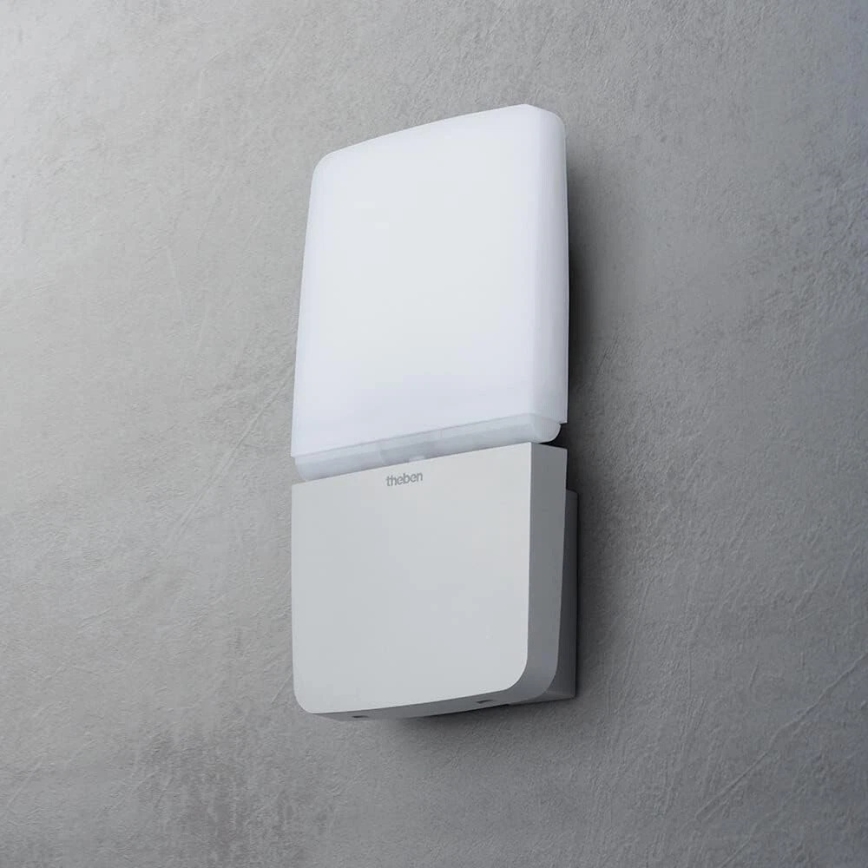 theben - LED seinale paigaldatav reflektor LED/11W/230V hõbedane IP55