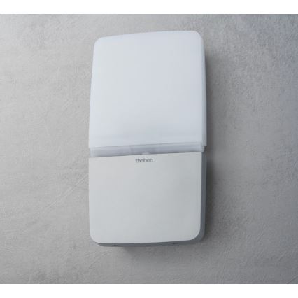 theben - LED seinale paigaldatav reflektor LED/11W/230V hõbedane IP55