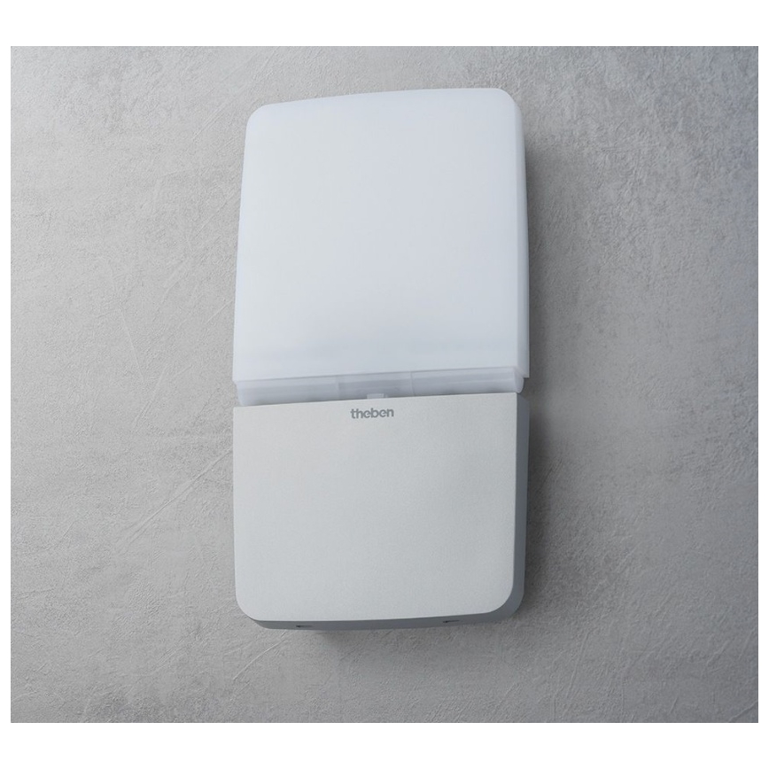 theben - LED seinale paigaldatav reflektor LED/11W/230V hõbedane IP55