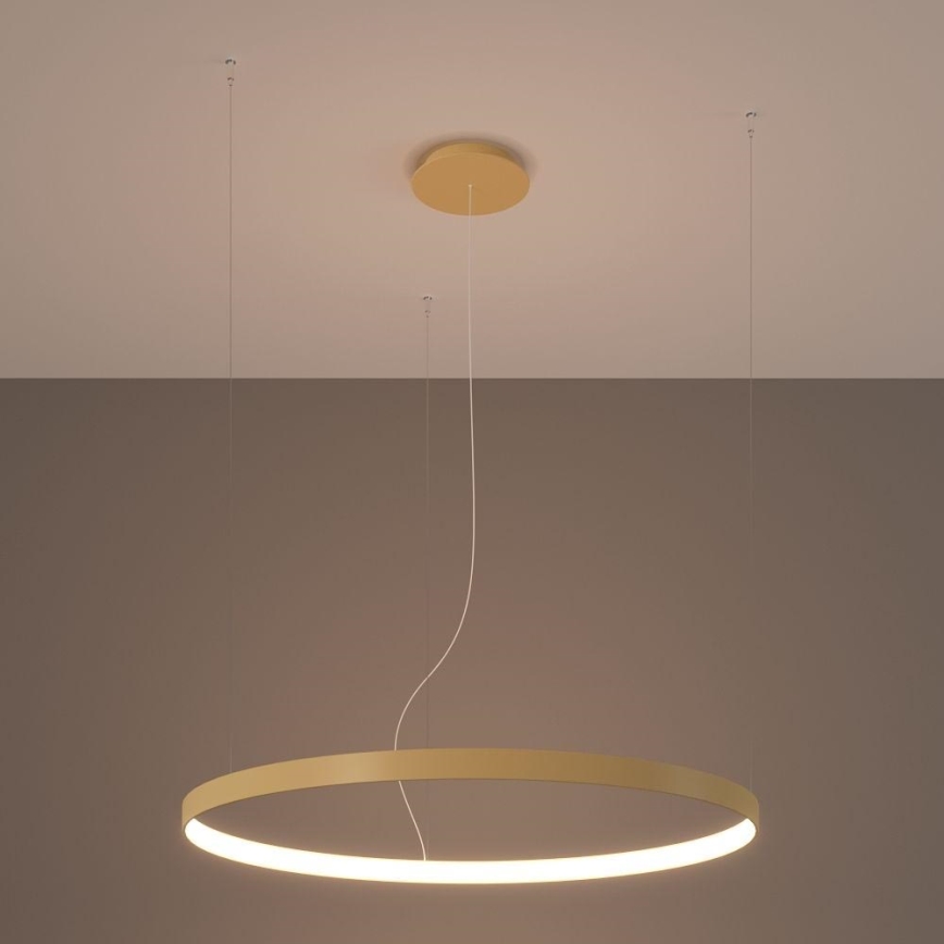 Thoro TH.174 - LED Lühter RIO LED/50W/230V CRI 90 3000K d. 78 cm kuldne
